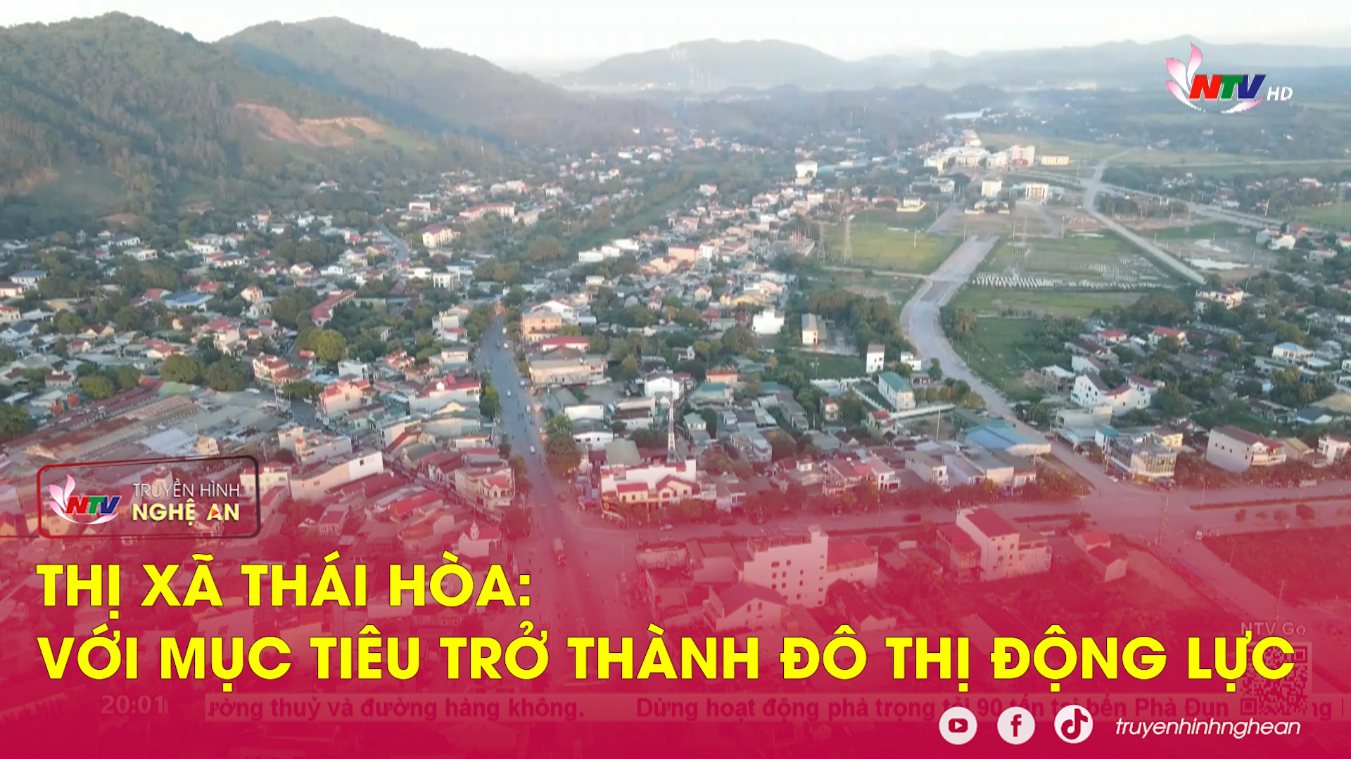Thị xã Thái Hòa: với mục tiêu trở thành đô thị động lực