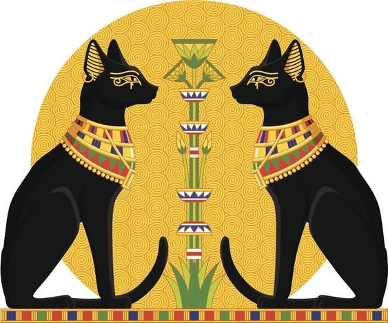 Mèo được ướp và chôn trong các ngôi mộ ở Ai Cập. Ảnh minh họa: Cuteness/Pinterest.