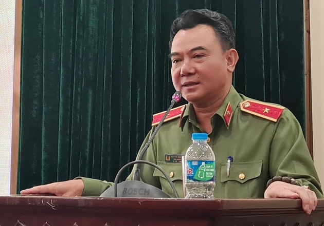 Thiếu tướng Nguyễn Anh Tuấn khi đương chức