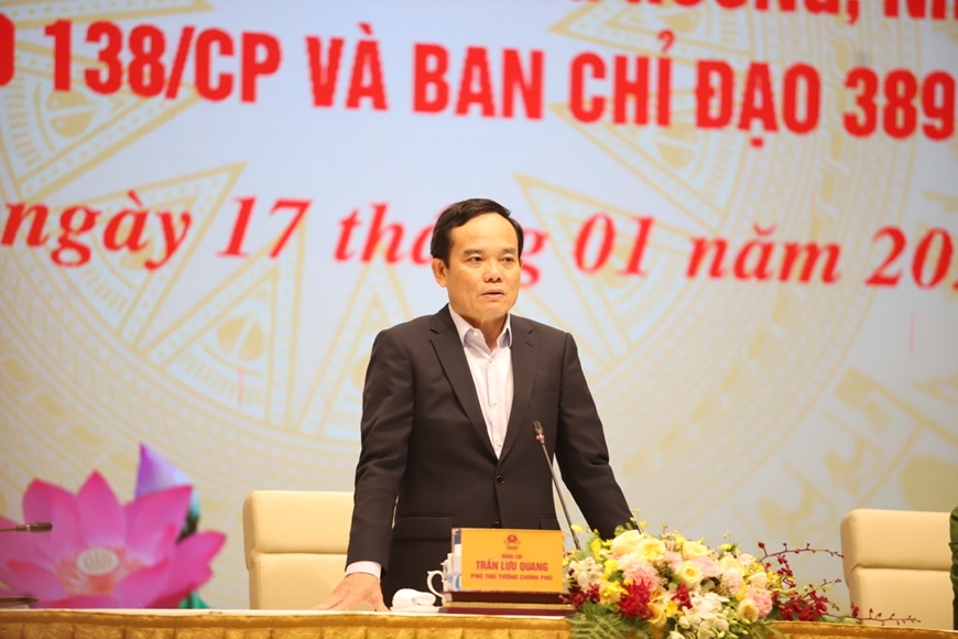 Phó thủ tướng Chính phủ Trần Lưu Quang phát biểu tại hội nghị. Ảnh: internet
Phó thủ tướng Chính phủ Trần Lưu Quang phát biểu tại hội nghị. Ảnh: internet
