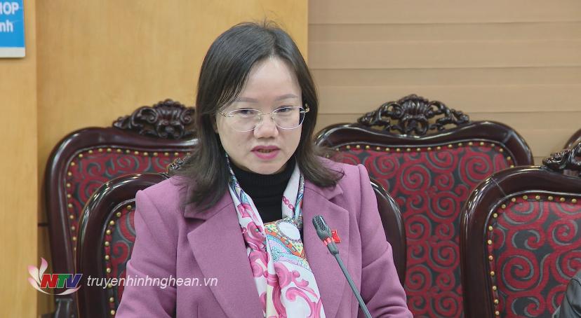 Bà Thái Thị An Chung - Phó trưởng đoàn 