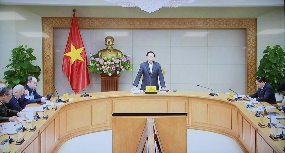 Phó Thủ tướng Chính phủ Trần Hồng Hà phát biểu kết luận hội nghị. (Ảnh chụp màn hình).