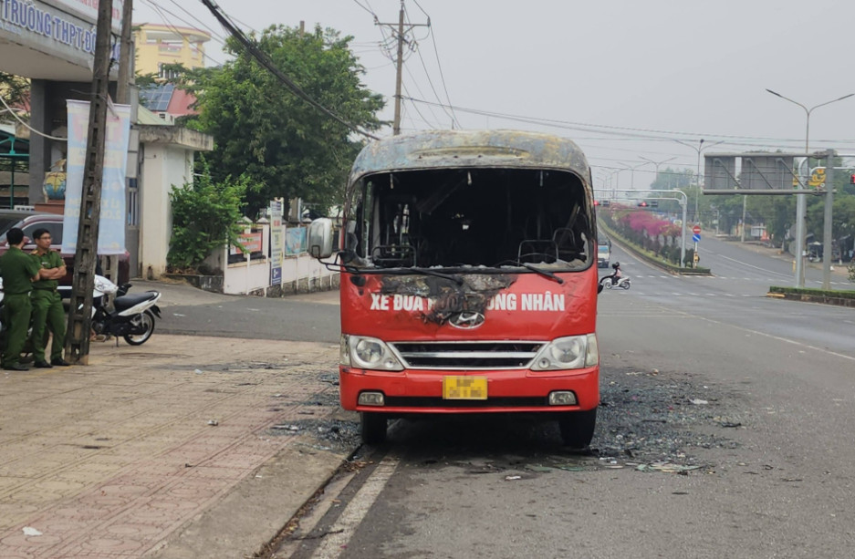 Hiện trường vụ cháy. Ảnh: A.X