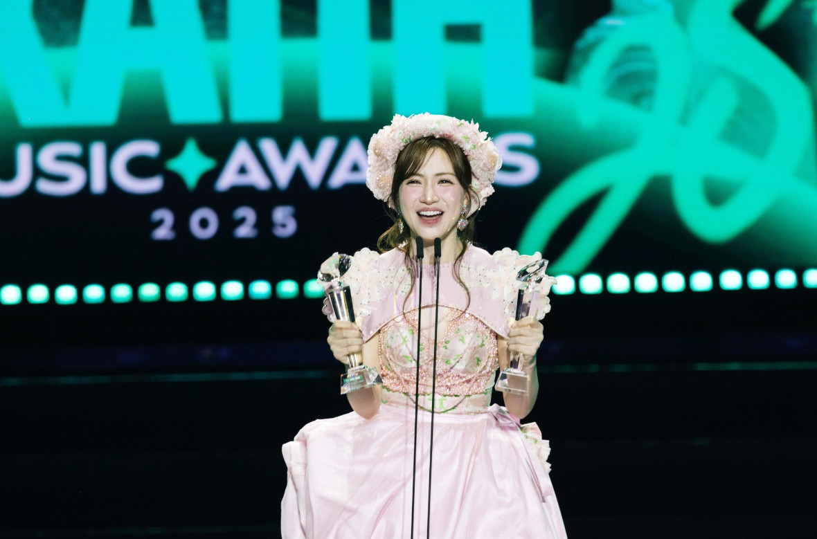 Hòa Minzy liên tục được gọi tên tại Làn sóng xanh 2025 (Ảnh: Ban tổ chức).