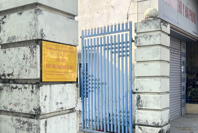 Chi cục Thủy sản, chăn nuôi và thú y TP Hải Phòng có trụ sở tại đường Nguyễn Lương Bằng. Ảnh: Hoàng Khôi.