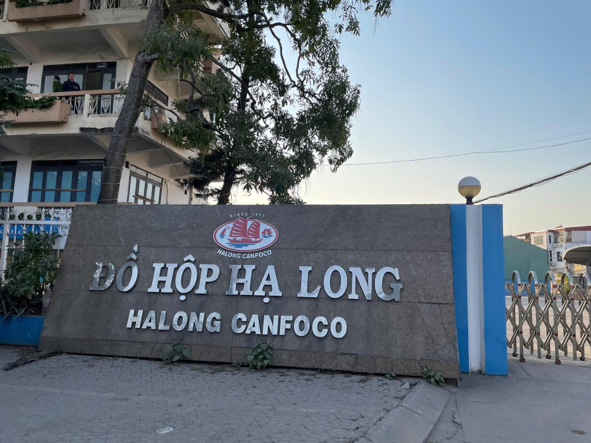 Công ty CP Đồ hộp Hạ Long - nơi xảy ra sự việc. Ảnh: Thùy Dung.