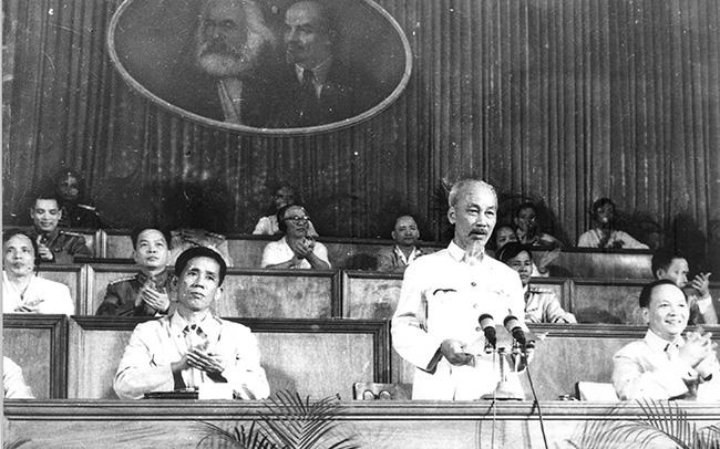 Đại hội đại biểu toàn quốc lần thứ III của Đảng họp tại Thủ đô Hà Nội từ ngày 5 - 10/9/1960. Ảnh: Báo Nhân dân