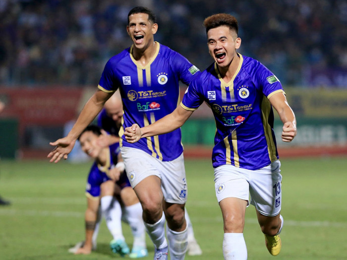 Hà Nội FC vẫn là ứng viên số 1 cho ngôi vô địch V-League 2023. Ảnh: VPF