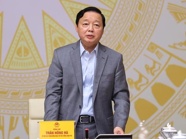 Phó Thủ tướng Trần Hồng Hà phát biểu tại Hội nghị 