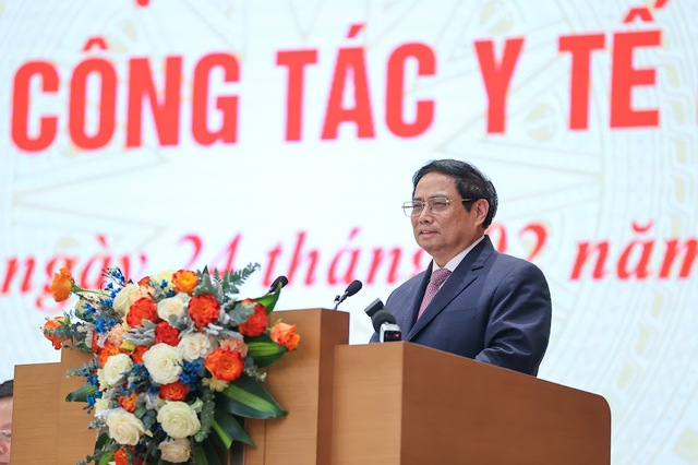Thủ tướng Chính phủ Phạm Minh Chính phát biểu chỉ đạo hội nghị.