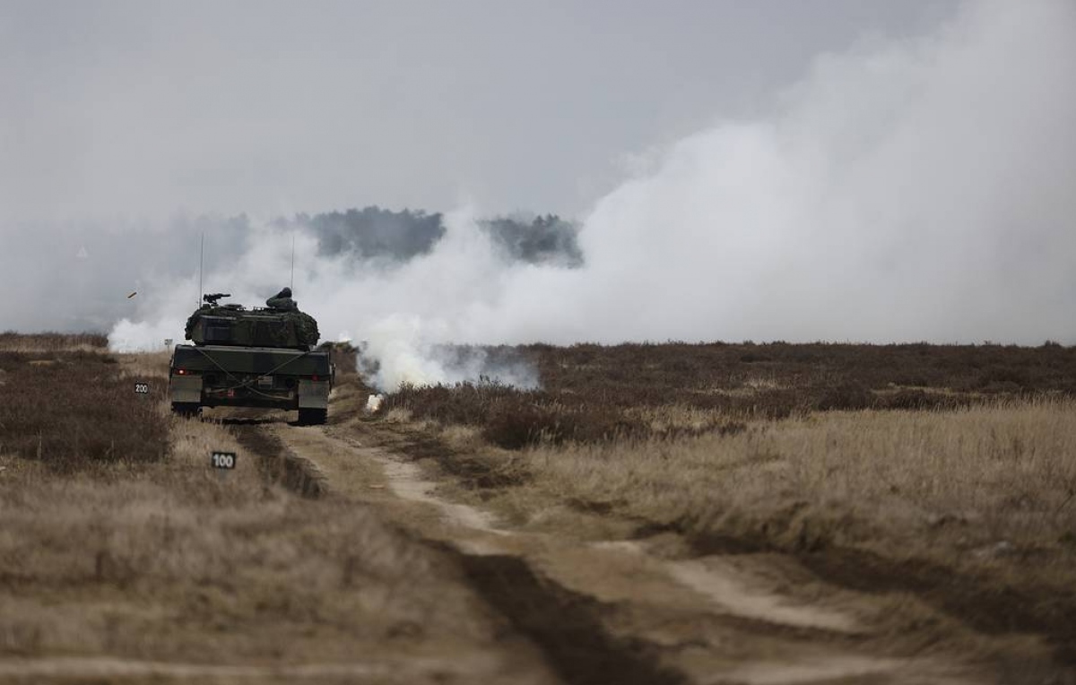 Xung đột ở Ukraine. Ảnh: AP