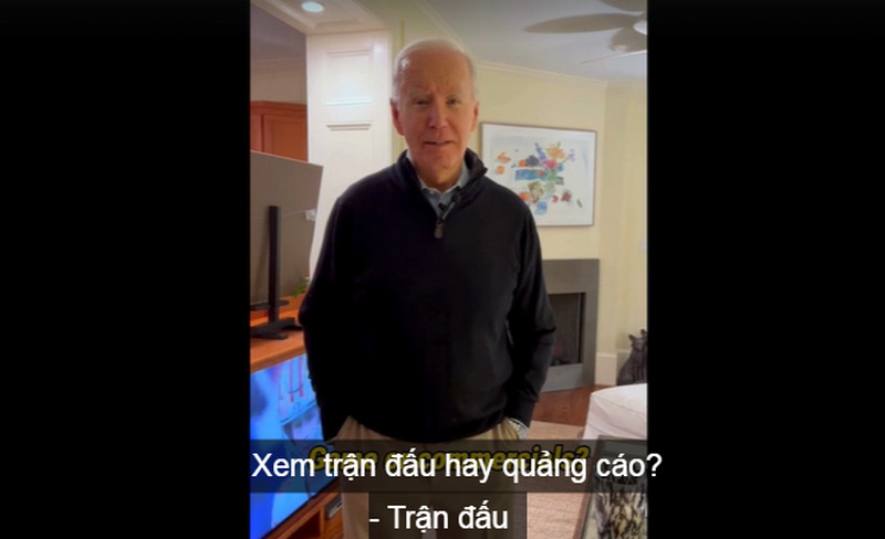 Ông Biden trả lời loạt câu hỏi trong video đầu tiên trên TikTok. Ảnh cắt video
