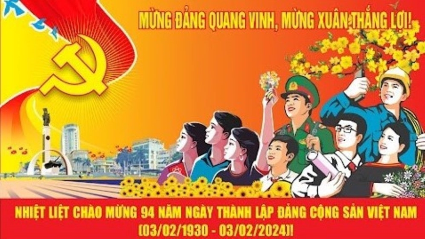 Kỷ niệm 94 năm Ngày thành lập Đảng Cộng sản Việt Nam (3-2-1930 / 3-2-2024). Ảnh minh họa: vov.vn