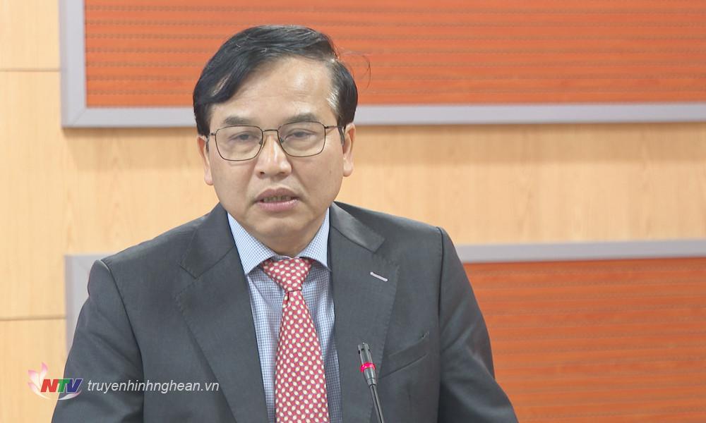 Phó Chủ tịch HĐND tỉnh Nguyễn Như Khôi phát biểu tại buổi lễ.