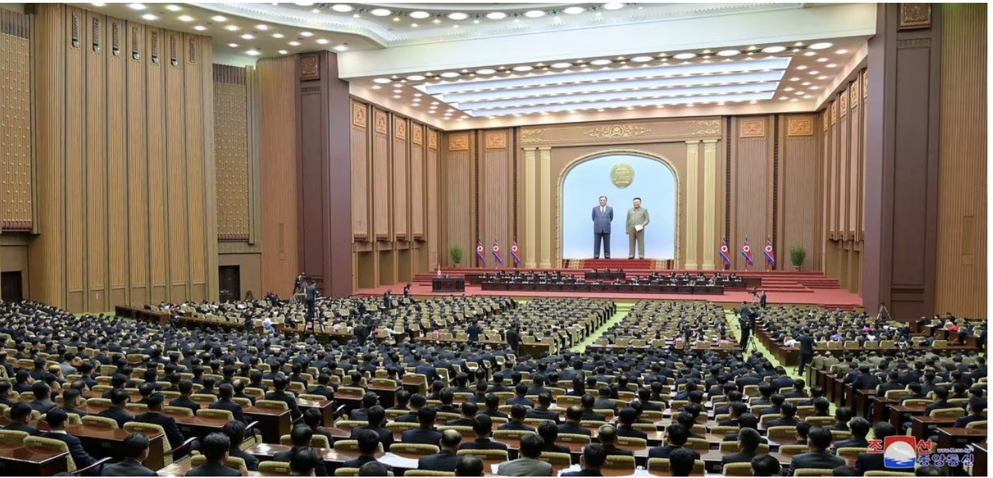 Quốc hội Triều Tiên. Ảnh: KCNA