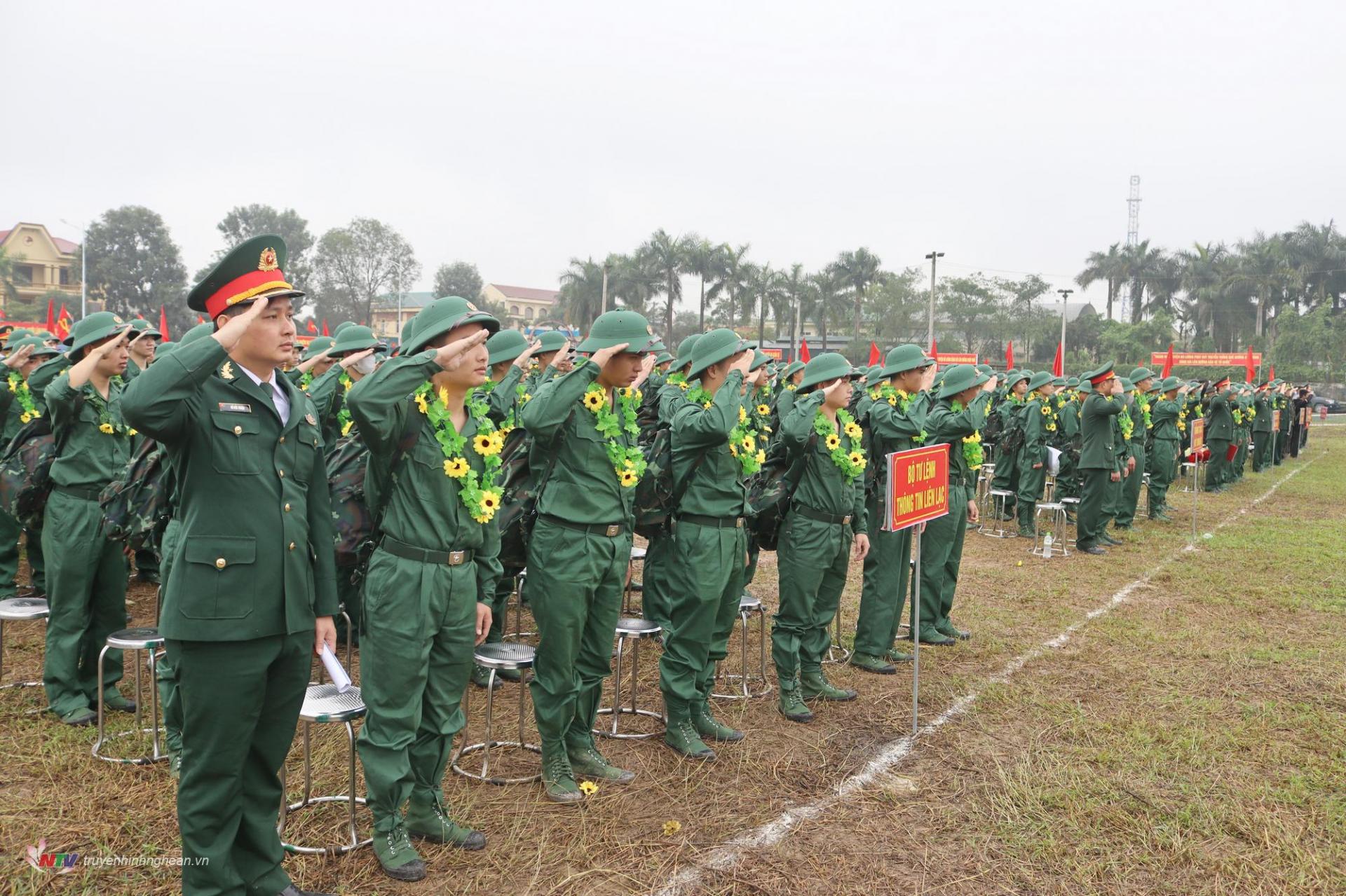HUyện Đô Lương có 248 tân binh lên đường nhập ngũ năm nay.