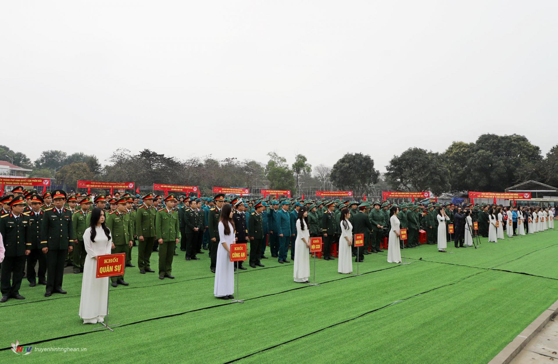 Quang cảnh buổi lễ.