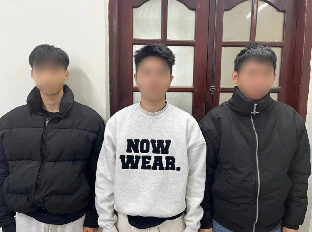 Ba đối tượng bị cảnh sát khởi tố (Ảnh: Công an Tuyên Quang).