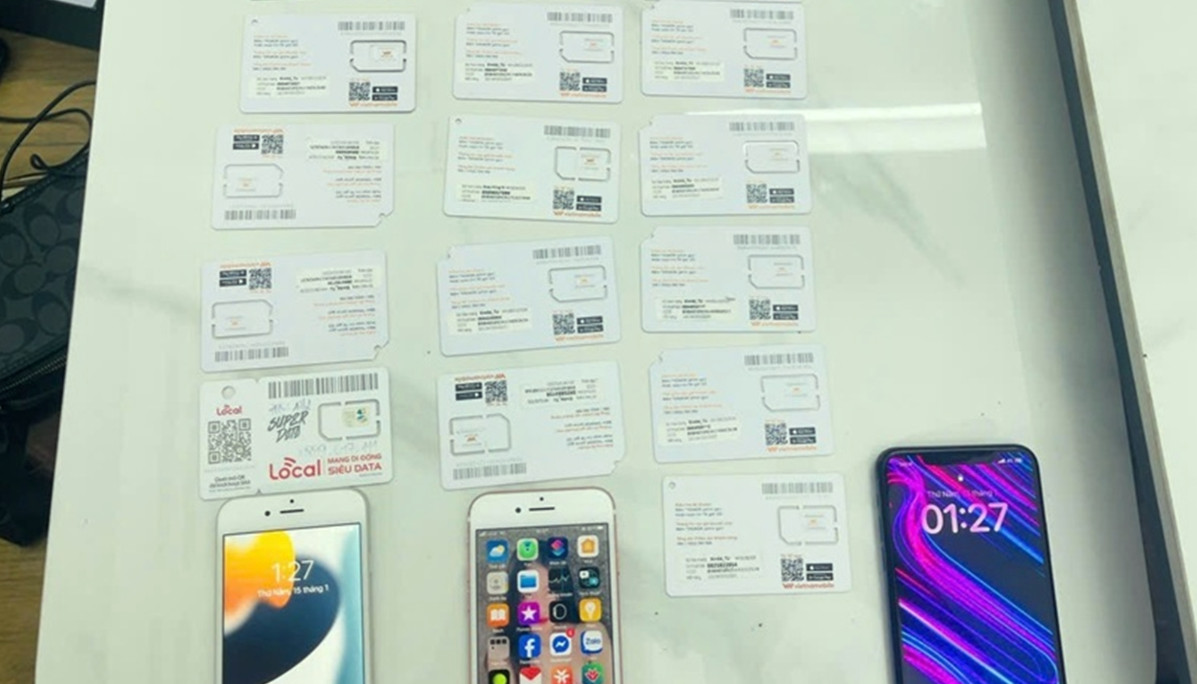 Tang vật vụ án bị lực lượng công an thu giữ.