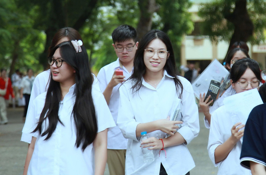 Học sinh thi tốt nghiệp THPT năm 2025. Ảnh: Vân Anh