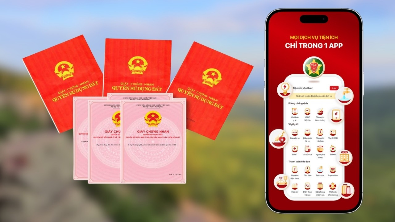 Sổ đỏ điện tử chính thức thay thế bản giấy trong thủ tục hành chính. Ảnh minh hoạ.