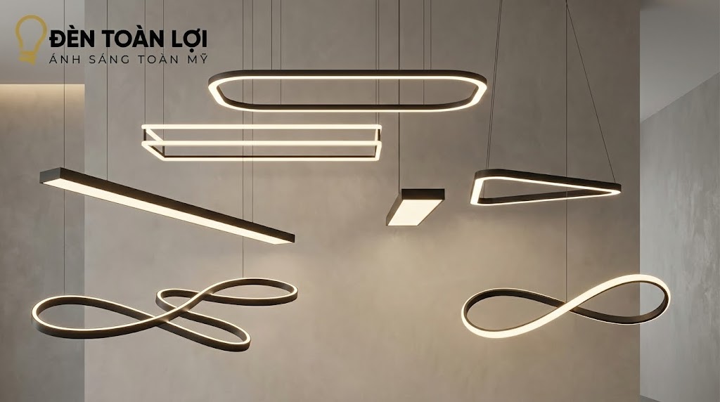 Mẫu đèn thả văn phòng đẹp được gia công theo yêu cầu