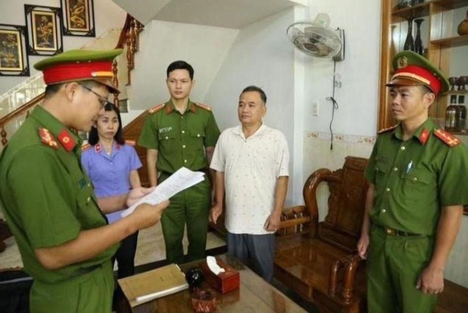 Cơ quan CSĐT Công an tỉnh Ninh Thuận bắt tạm giam đối với Lê Tự Trị. Ảnh: CACC