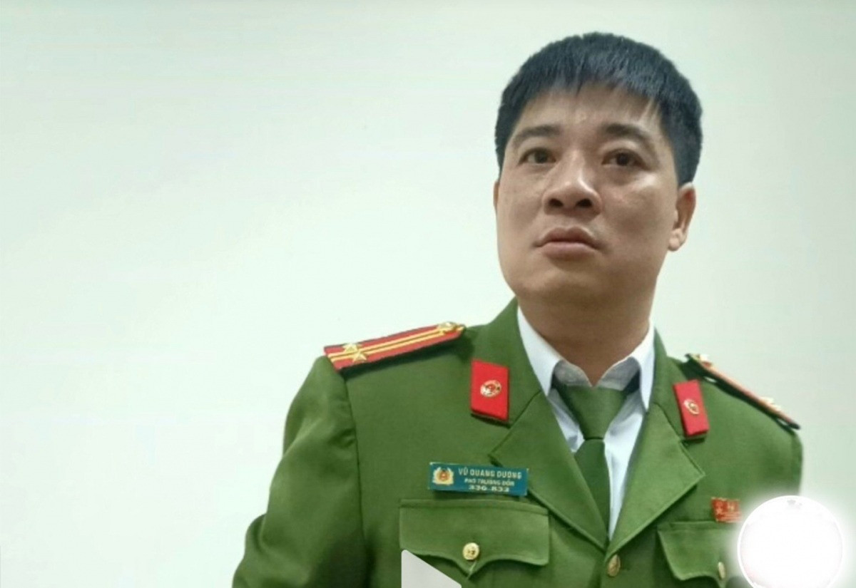 Ông Vũ Quang Dương bị tước quân tịch, bắt giữ để điều tra tội lừa đảo, chiếm đoạt tài sản. Ảnh: CACC.