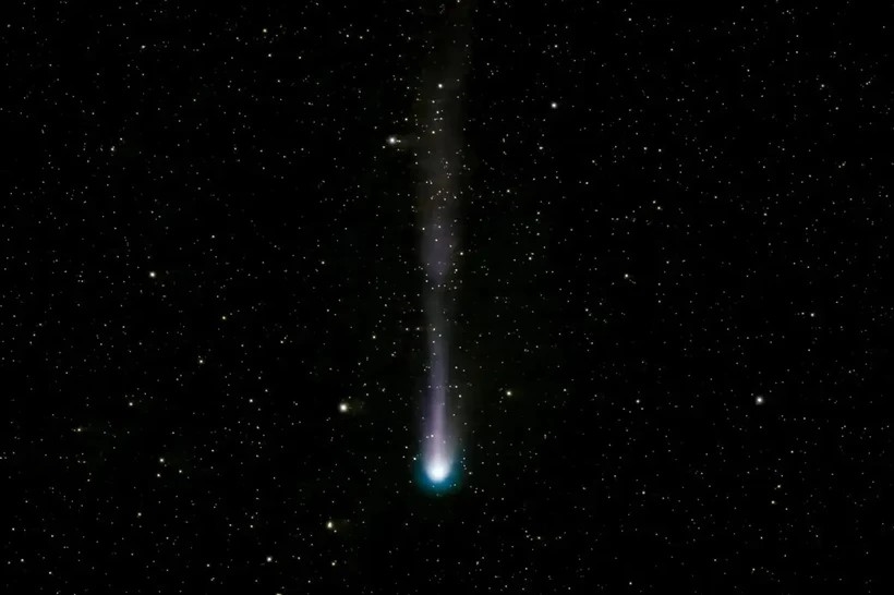 Hình ảnh Sao chổi Quỷ quan sát qua kính thiên văn ngày 5-3-2024. Ảnh: New Scientist