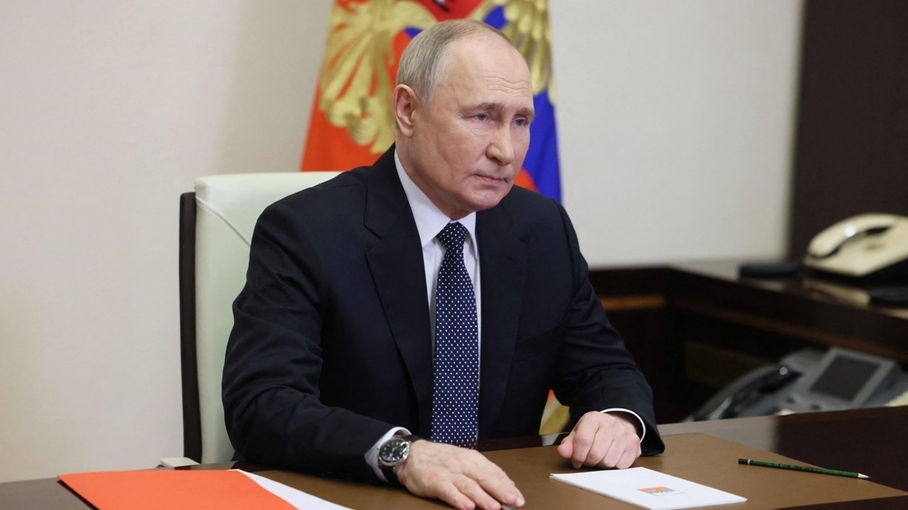 Ông Vladimir Putin đã giành chiến thắng trong cuộc bầu cử Tổng thống Nga với 87,97% số phiếu bầu. (Nguồn: Reuters)