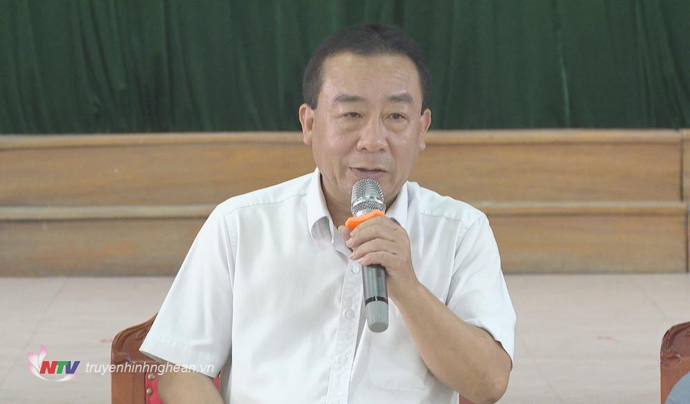 Phó Chủ tịch UBND tỉnh Nguyễn Văn Đệ phát biểu chỉ đạo tại buổi làm việc.
