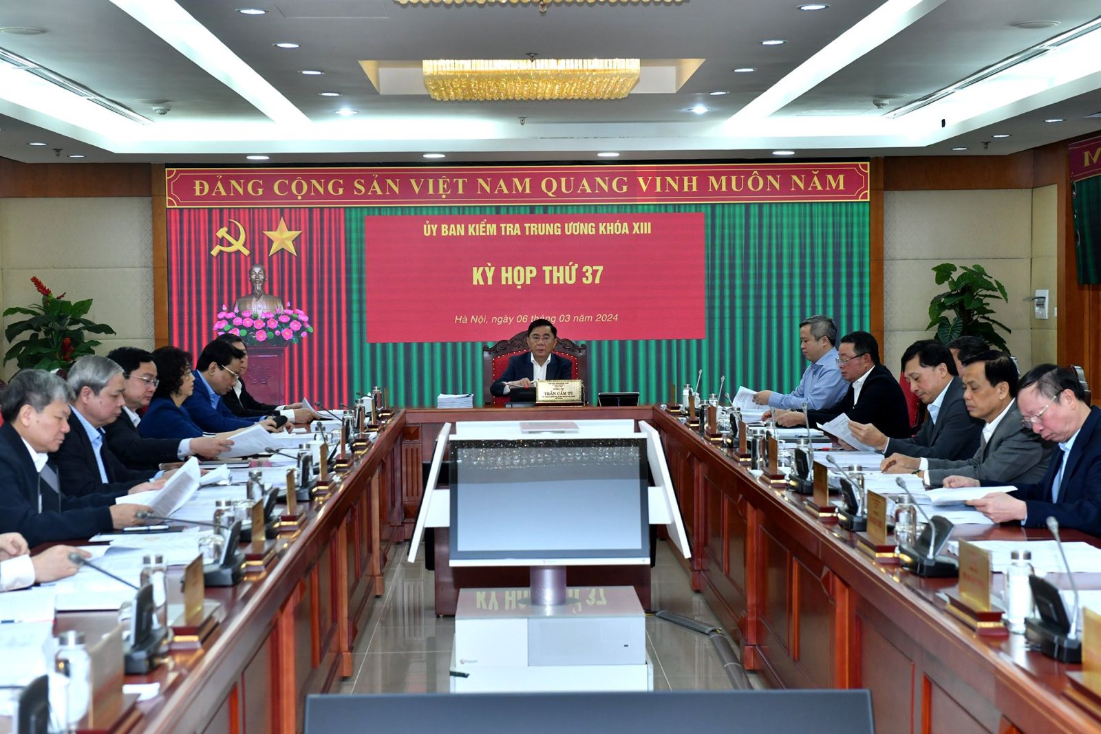 Ủy ban Kiểm tra Trung ương họp Kỳ thứ 37 tại Hà Nội từ ngày 06-08/3/2024