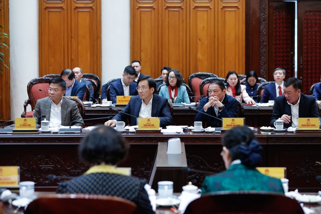 Ban Thường vụ Đảng ủy Chính phủ đã thảo luận xây dựng Chương trình kiểm tra, giám sát của Đảng ủy Chính phủ năm 2025. Ảnh: VGP