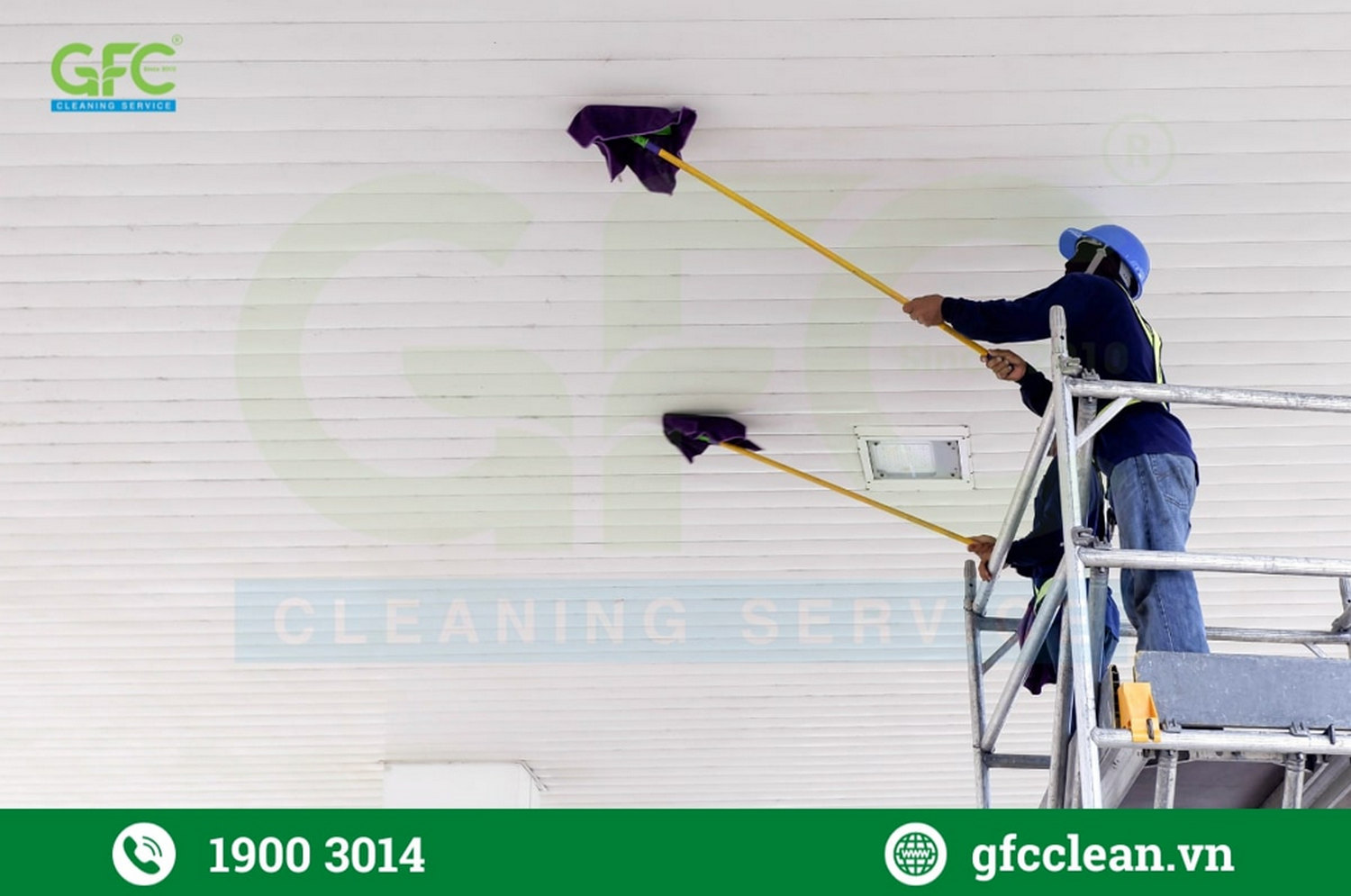 Quy trình vệ sinh công nghiệp giúp đảm bảo bề mặt được làm sạch hiệu quả trước khi bàn giao