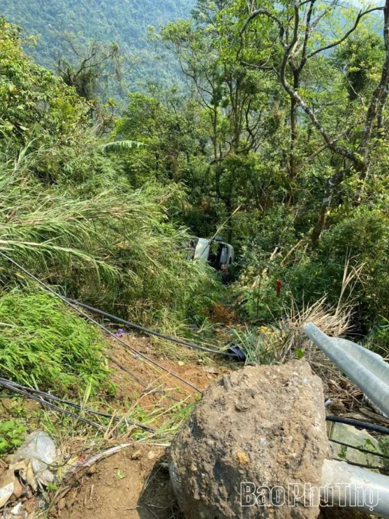 Hiện trường vụ tai nạn. Ảnh: baophutho.vn