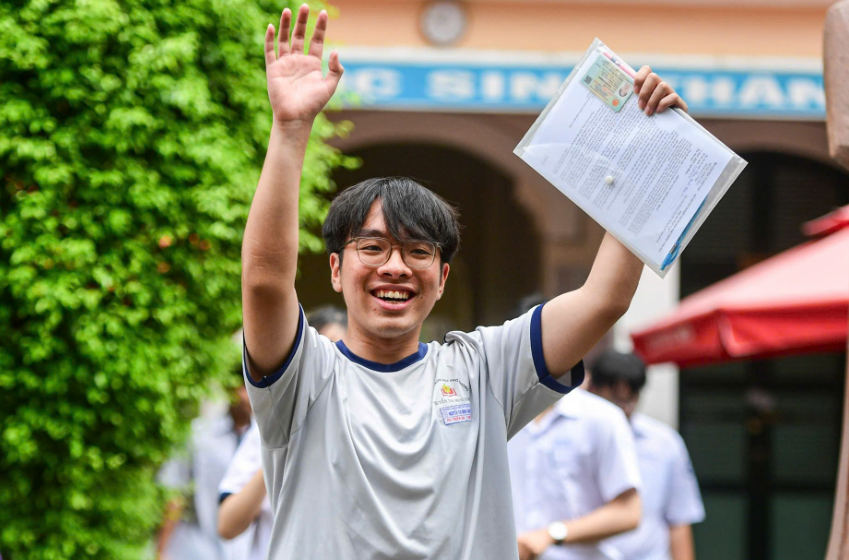 Thí sinh dự thi tốt nghiệp THPT. Ảnh: Nguyễn Huế