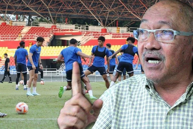 Chuyên gia bóng đá Datuk Jamal Nasir chỉ trích FAM tốn tiền cho đội tuyển Malaysia tập huấn ở Thái Lan khi đã bị loại tại Asian Cup 2027. Ảnh: TNST.