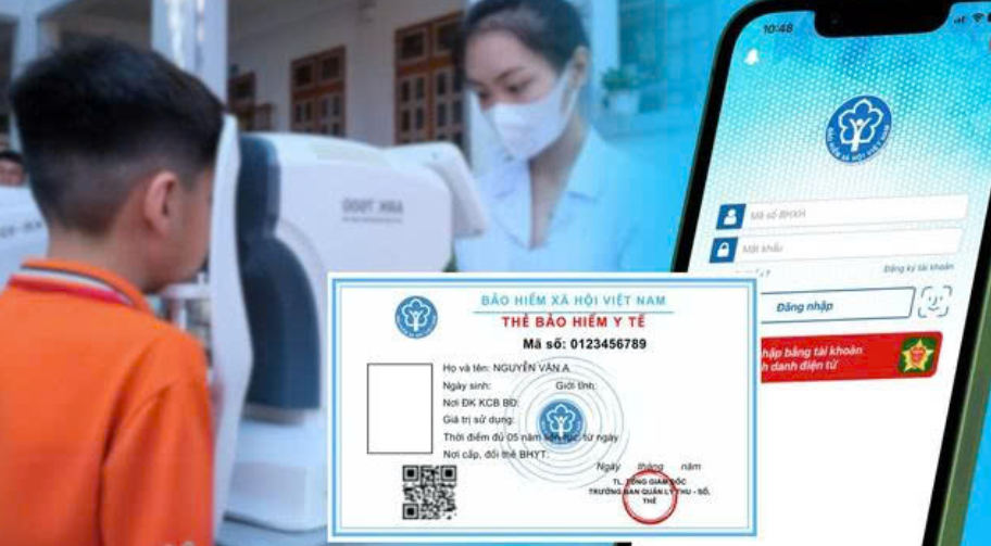 Thẻ BHYT điện tử được dùng thay bản giấy.