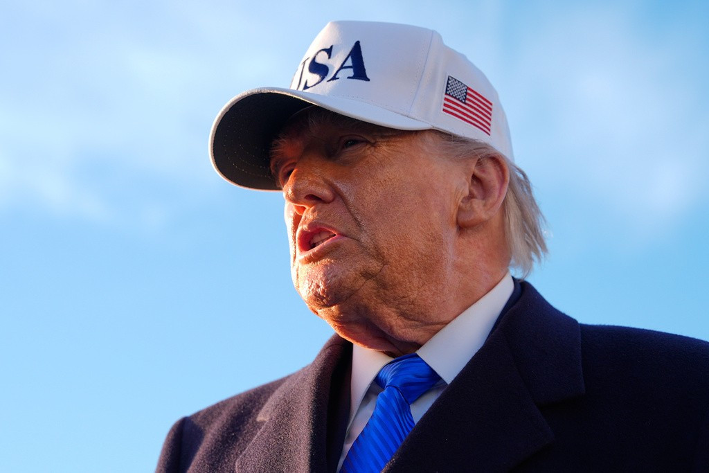 Tổng thống Mỹ Donald Trump phát biểu với báo chí ngày 13/3. (Ảnh: AP)