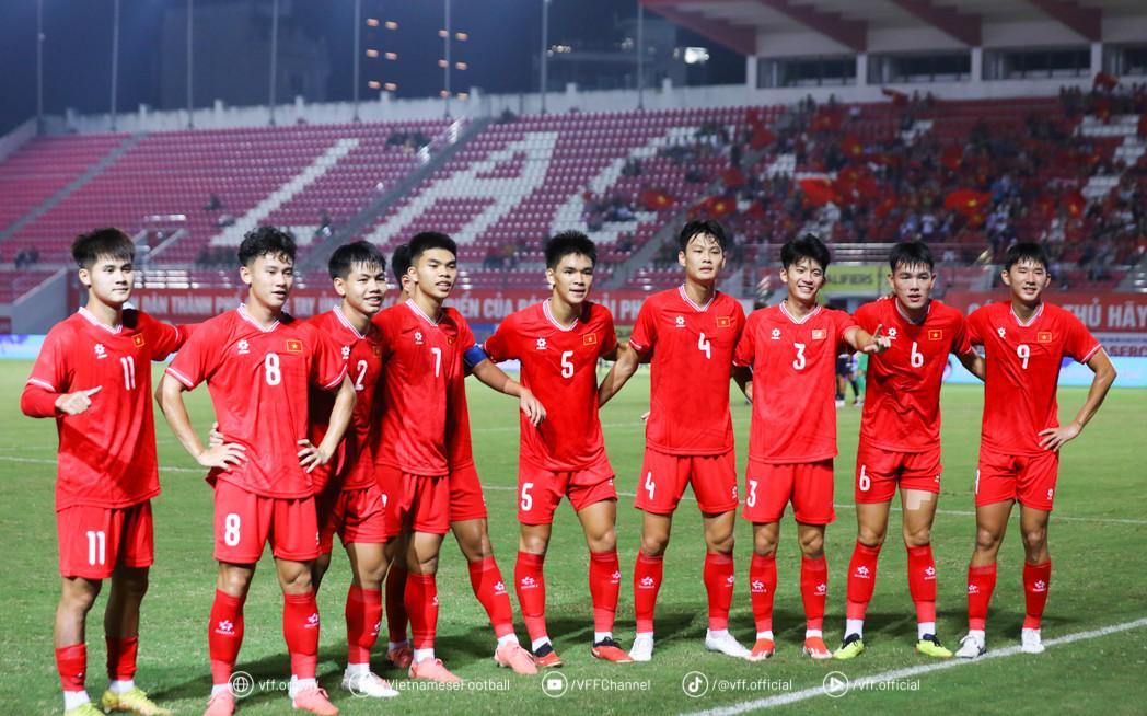 U23 Việt Nam tham dự CFA Team China 2026 với lực lượng trẻ. Ảnh: VFF