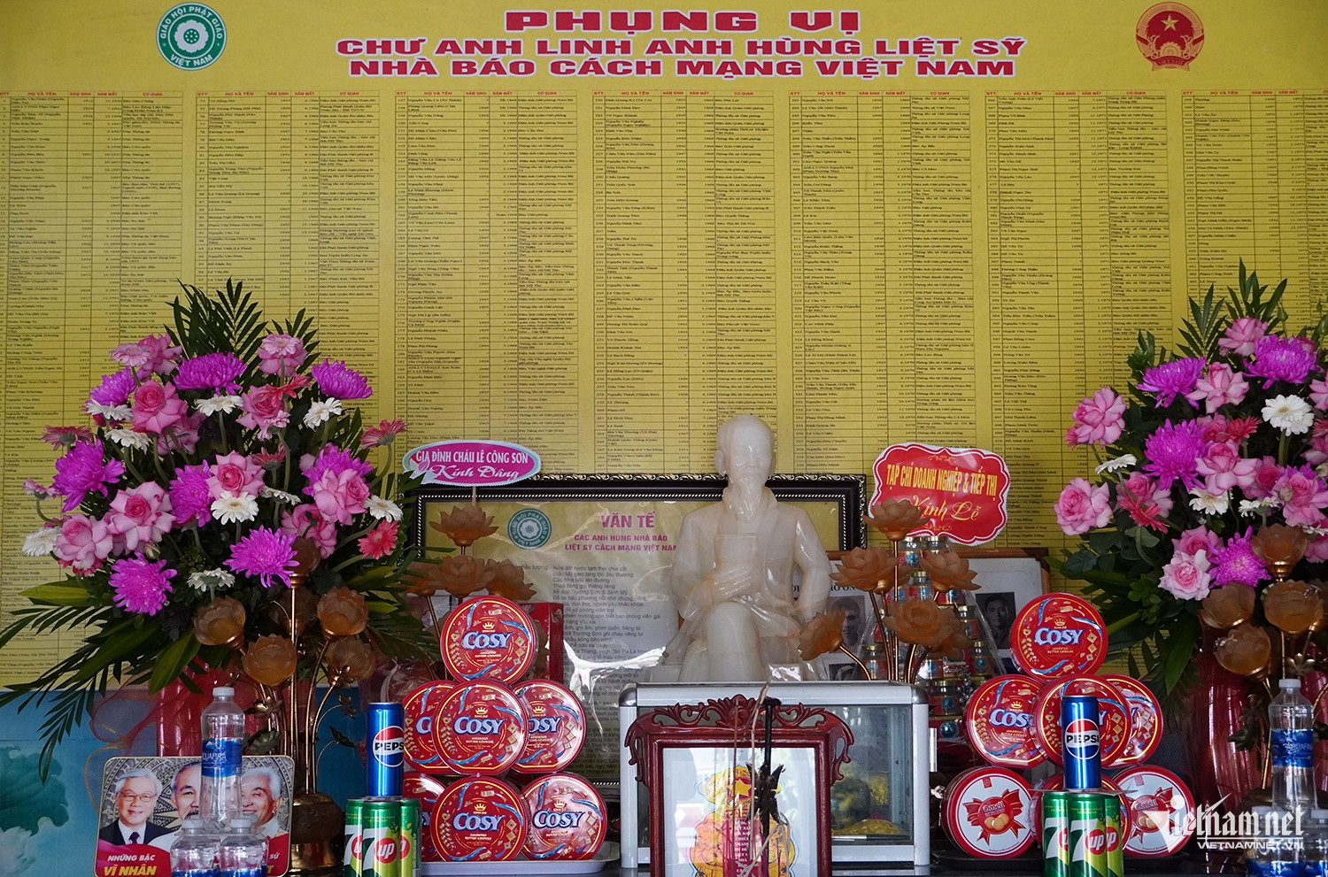 Ngôi chùa đặc biệt ở Nghệ An, nơi 512 nhà báo liệt sĩ trở về