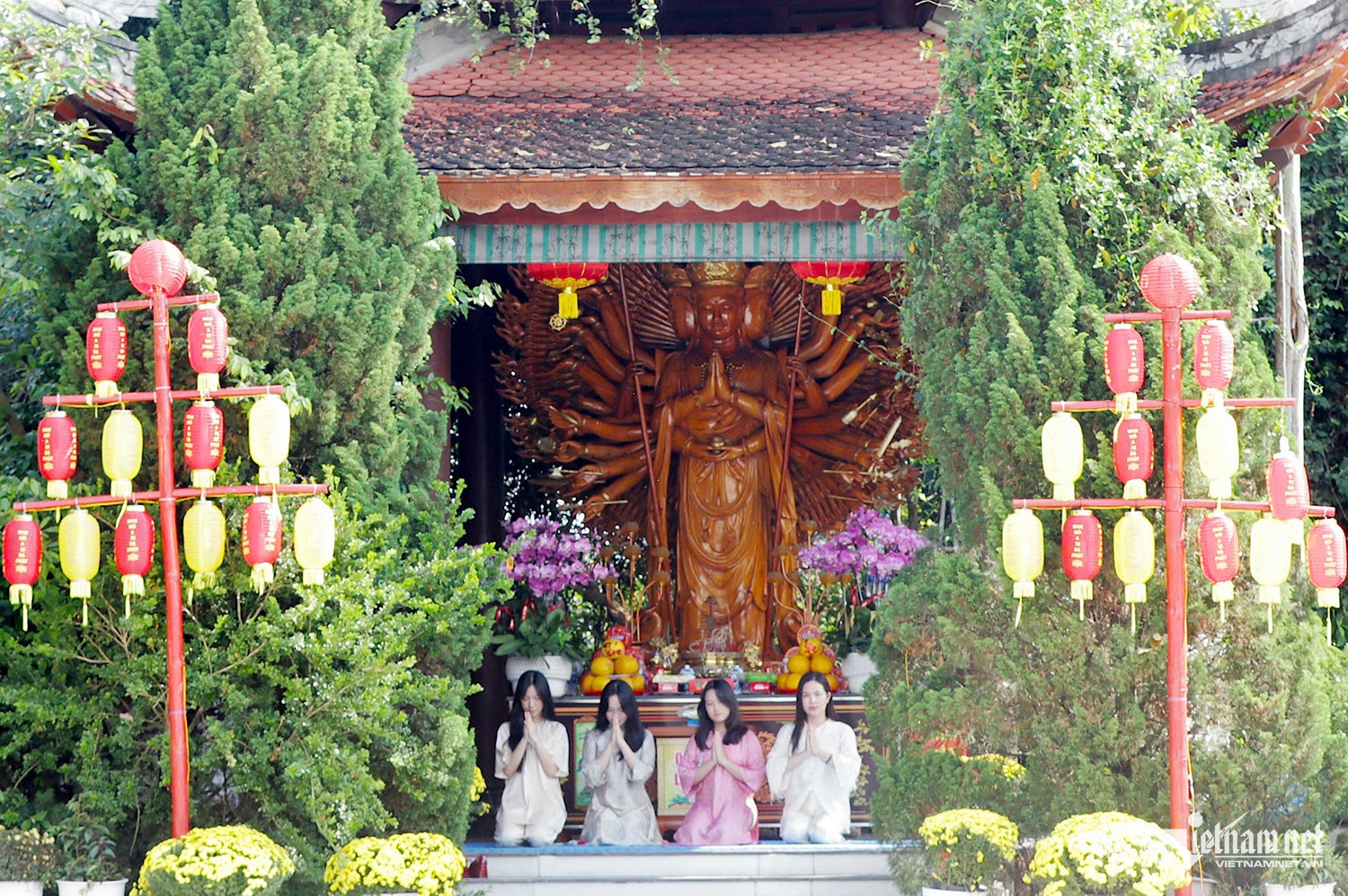 Chùa Da - điểm đến tâm linh thu hút du khách thập phương