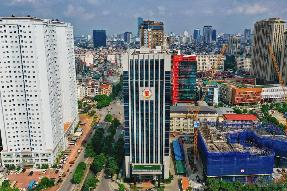 Trụ sở của Kiểm toán Nhà nước được xây dựng tại quận Cầu Giấy, Hà Nội. 