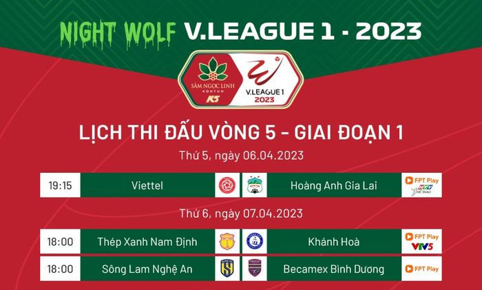 Hôm nay (6/4), V-League 2023 trở lại thi đấu sau quãng nghỉ