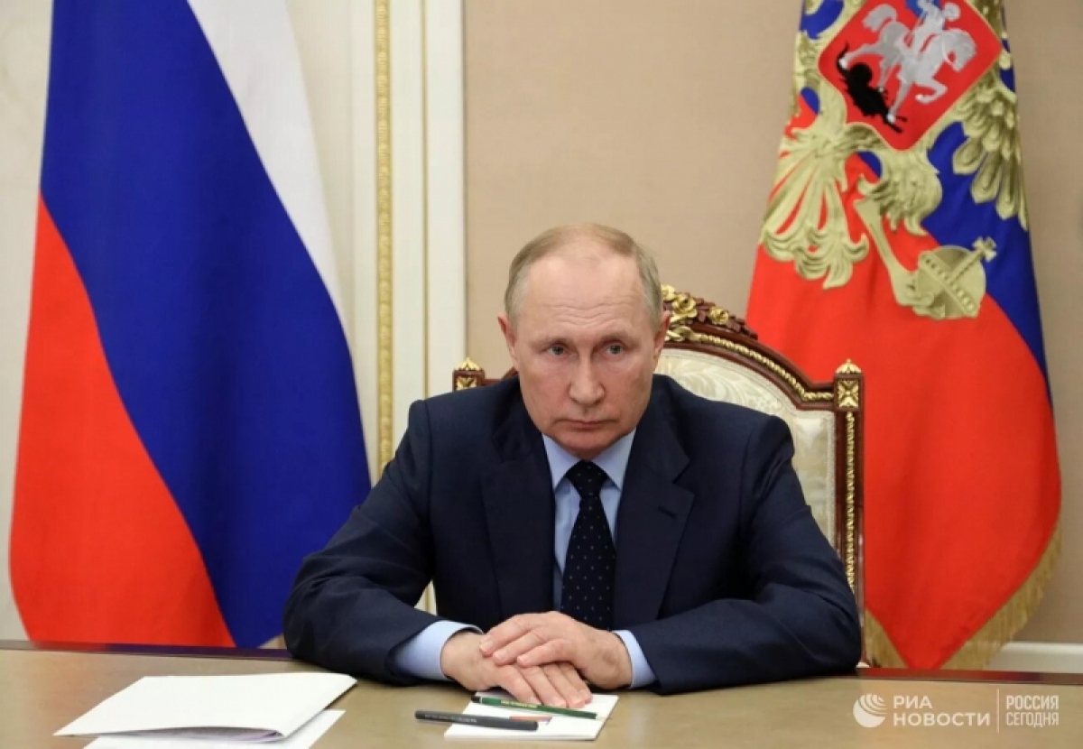 Tổng thống Nga Putin. Nguồn: Ria Novosti