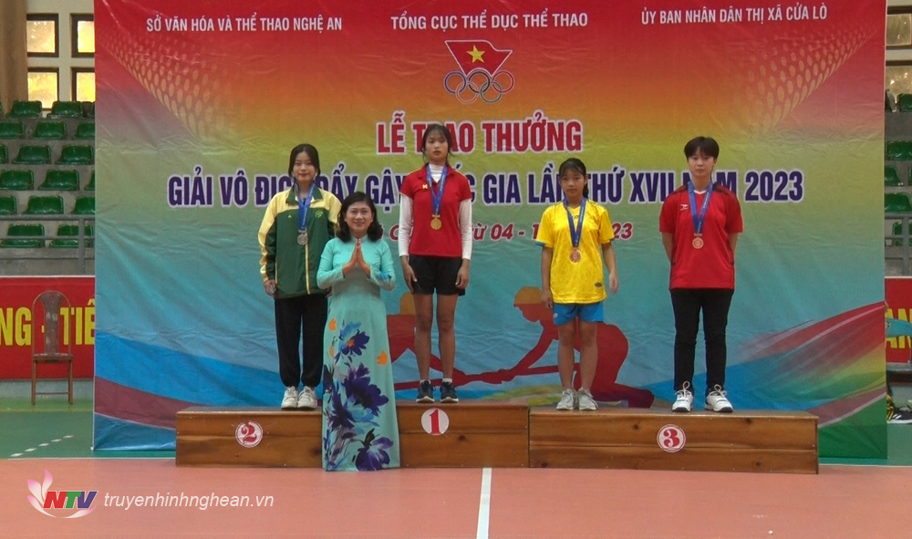 Nghệ An giành 7 huy chương tại Giải vô địch đẩy gậy Quốc gia năm 2023