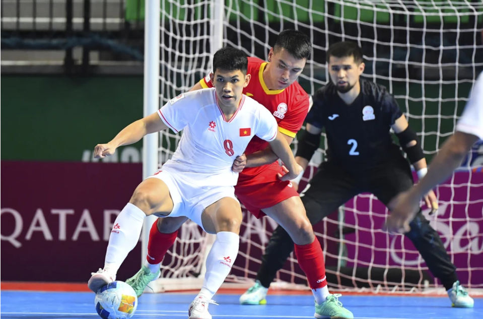 Tuyển futsal Việt Nam thua đau Kyrgyzstan.