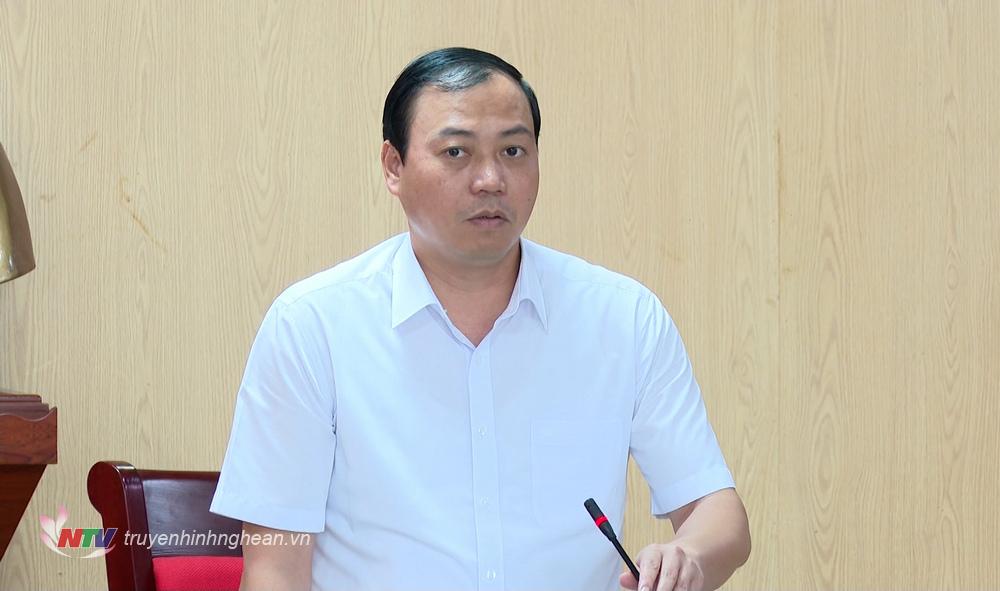 Đồng chí Chu Đức Thái - Trưởng ban Văn hóa - Xã hội HĐND tỉnh phát biểu kết luận buổi làm việc.