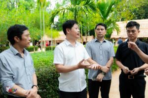 NTV khảo sát thực tế điểm cầu tại Nghệ An chuẩn bị cho Chương trình “Làng Sen nuôi chí lớn”