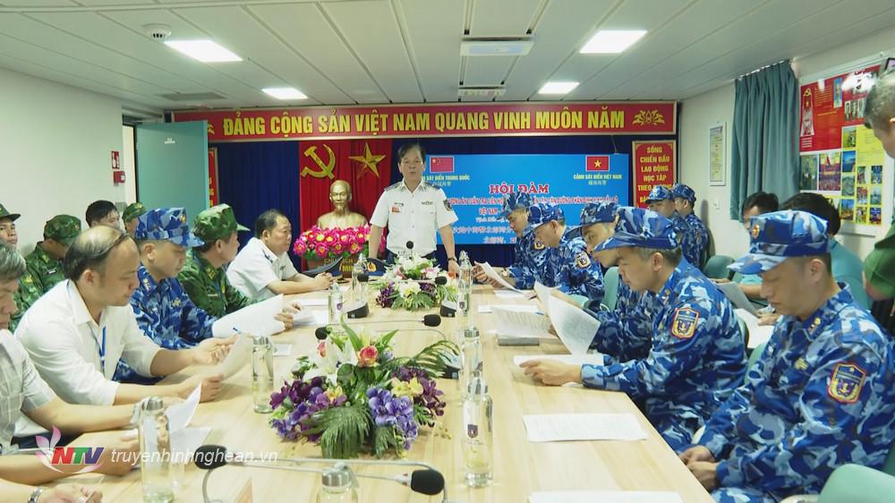 Bộ Tư lệnh Vùng Cảnh sát biển 1 xuất quân, thực hiện đợt tuần tra liên hợp giữa Cảnh sát biển Việt Nam và Cảnh sát biển Trung Quốc lần thứ nhất năm 2024.